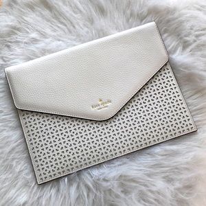 Kate Spade White Clutch
